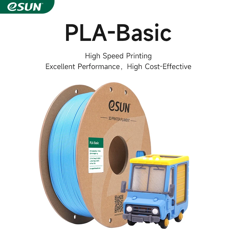 Filamento PLA Básico para Impressora 3D 1,75mm 1kg