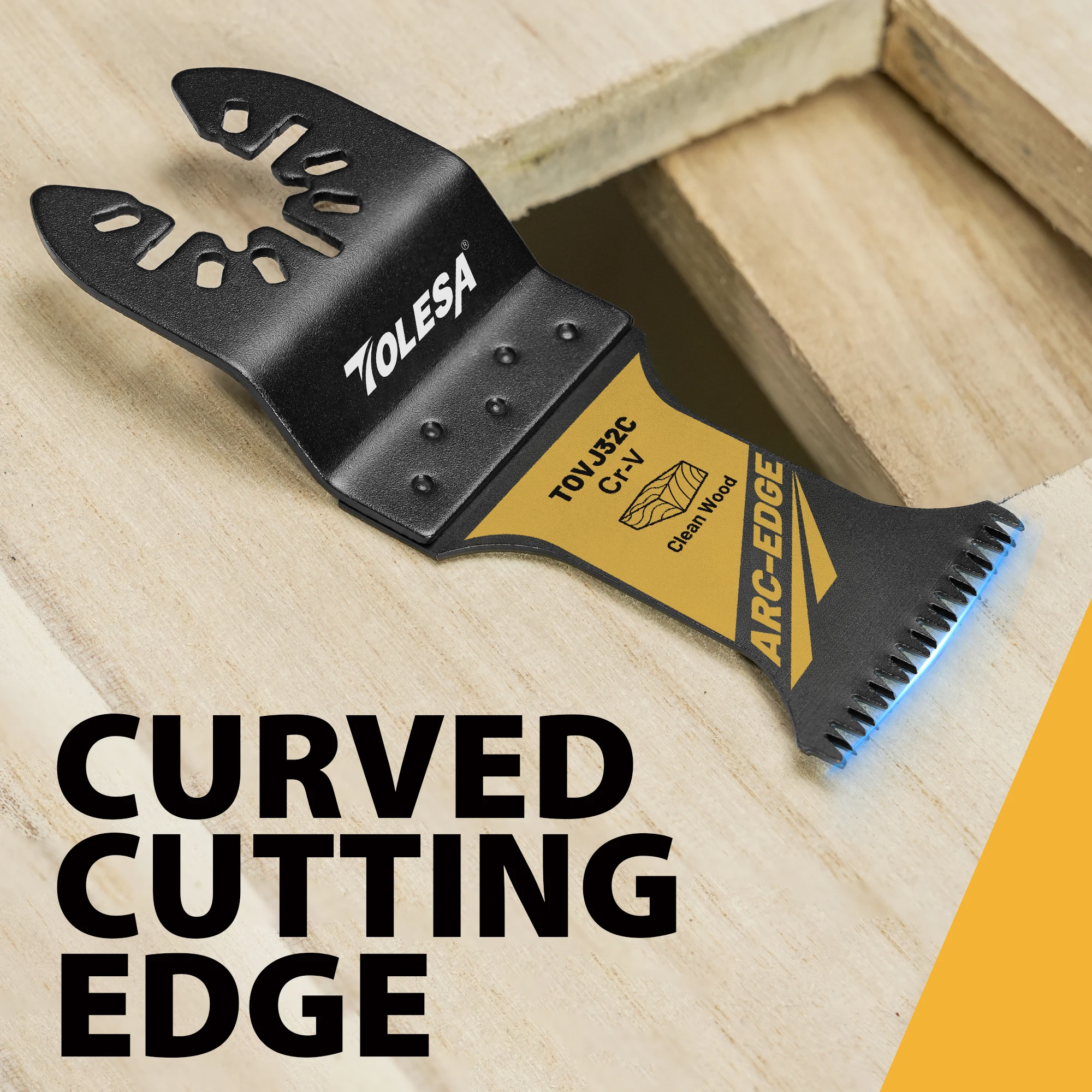 TOLESA 3/50 قطعة قوس حافة تتأرجح شفرات المنشار مجموعة اليابانية الأسنان تتأرجح شفرات متعددة المهام للخشب البلاستيك قطع نظيفة