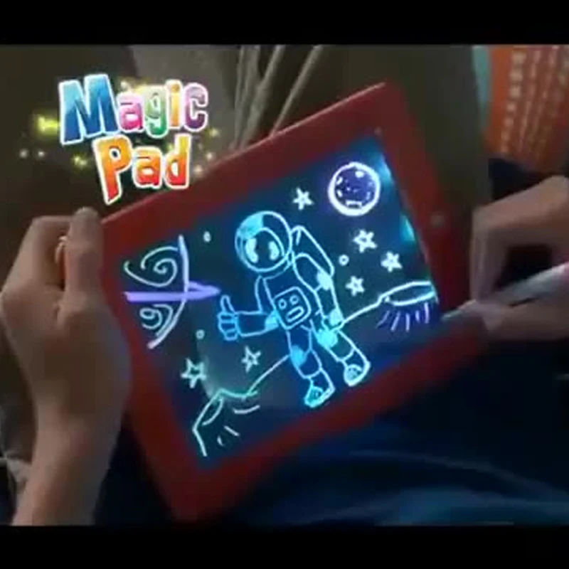 Magicpad Kids tavolo da disegno luminoso schermo a LED cartoni animati intelligenti scrittura pittura copia tavoletta giocattoli educativi per