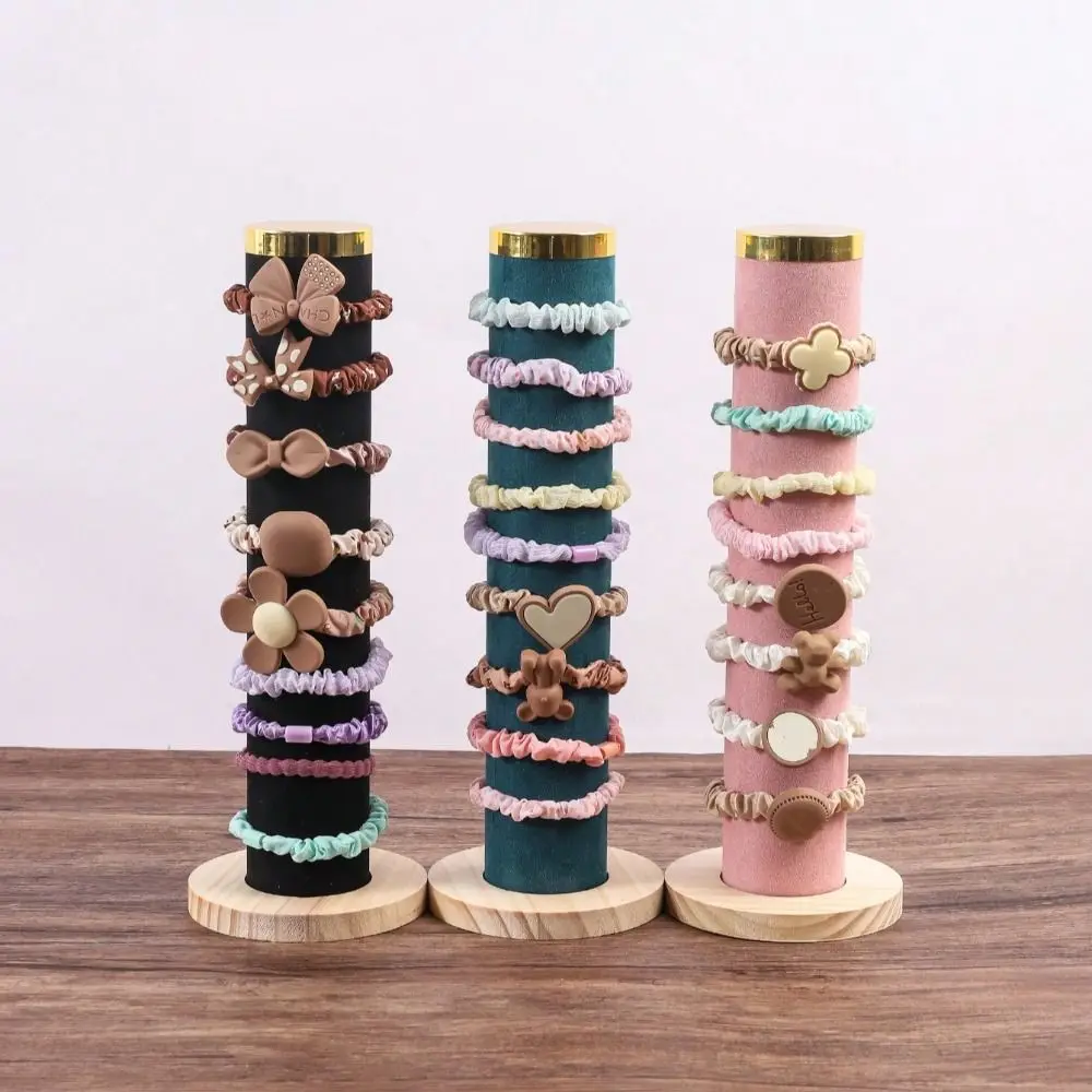 

Velvet Jewelry Display Wooden Display Rack Hairband Display Jewelry Box Organizer Jewellery Stand Holder