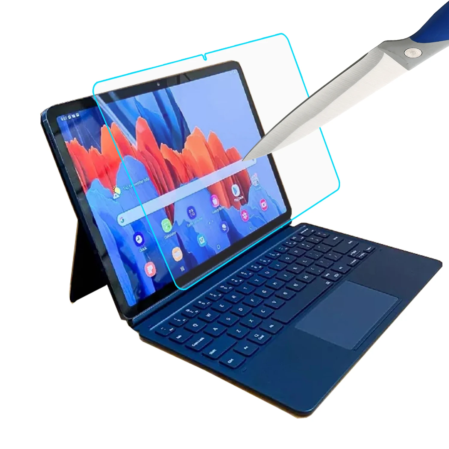 Mr.Shield [2-PACK] Screen Protector For Samsung Galaxy Tab S9 Tablet [Tempered Glass] [Japan Glass with 9H Hardness]