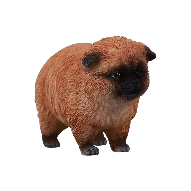 Puppy peripheral cute animal model figure ornament doll resin statue decorative toy