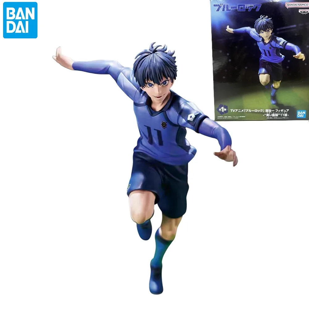 

In Stock Original BANDAI BANPRESTO BLUE LOCK Isagi Yoichi Pvc16 Cm Anime Character Action Doll Model Collection Toys Gifts