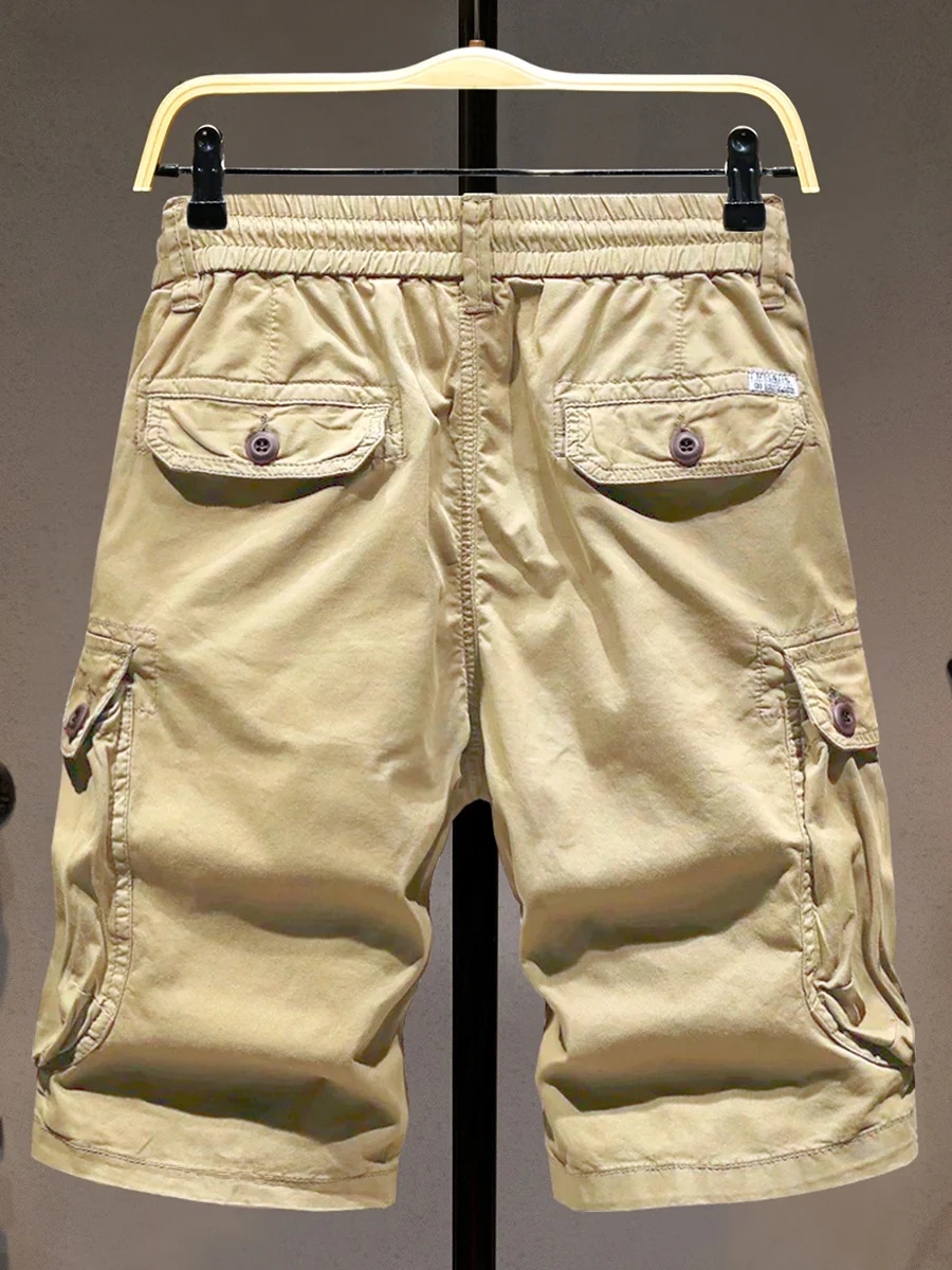 

American Classic Workwear ort Pants Men's Summer Thin Faion Multi-ket Five-Part Casual Versatile Mid-Length orts