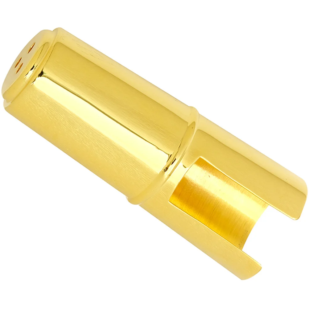 

Saxophone Protective Cap Metal Mouthpiece Cover Strong Brass Material Scratch Collision Proof Portable Small Size Sax Parts Wind