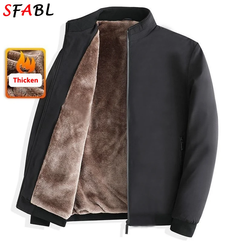 

Warm Thicken Lining Winter Jackets for Men Business Jacket Windproof Men's Winter Jacket New Thermal Parka Men Coat Office Dress