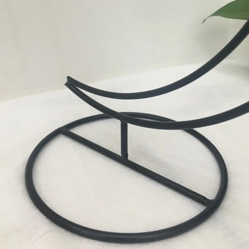 For Hanging Plants Moon Plant Hanger Stylish Moon Shape Holder Moon-shaped Silhouette Sturdy Iron Construction