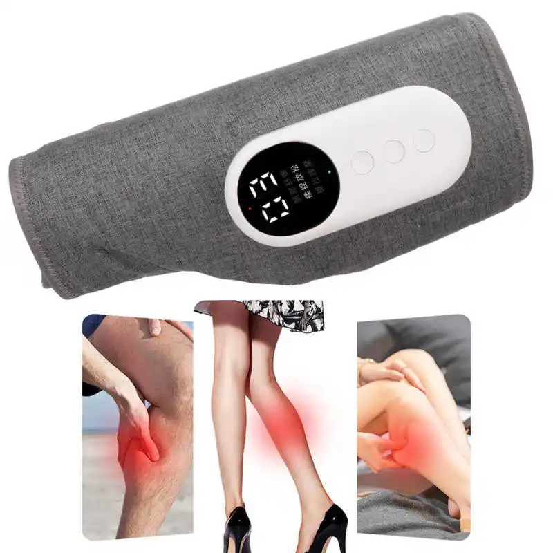 Adjustable Electric Heating Calf Massager 3 Mode LED Screen Air Pressure Heating Leg Massage Tool Relief Fatigue Muscle Relax