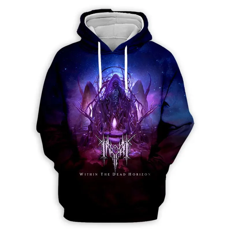 New Fashion  INFERI Rock  Band  3D Printed Clothes Streetwear Men Hoodies Sweatshirt Fashion  Hooded Long Sleeve Pullover Tops