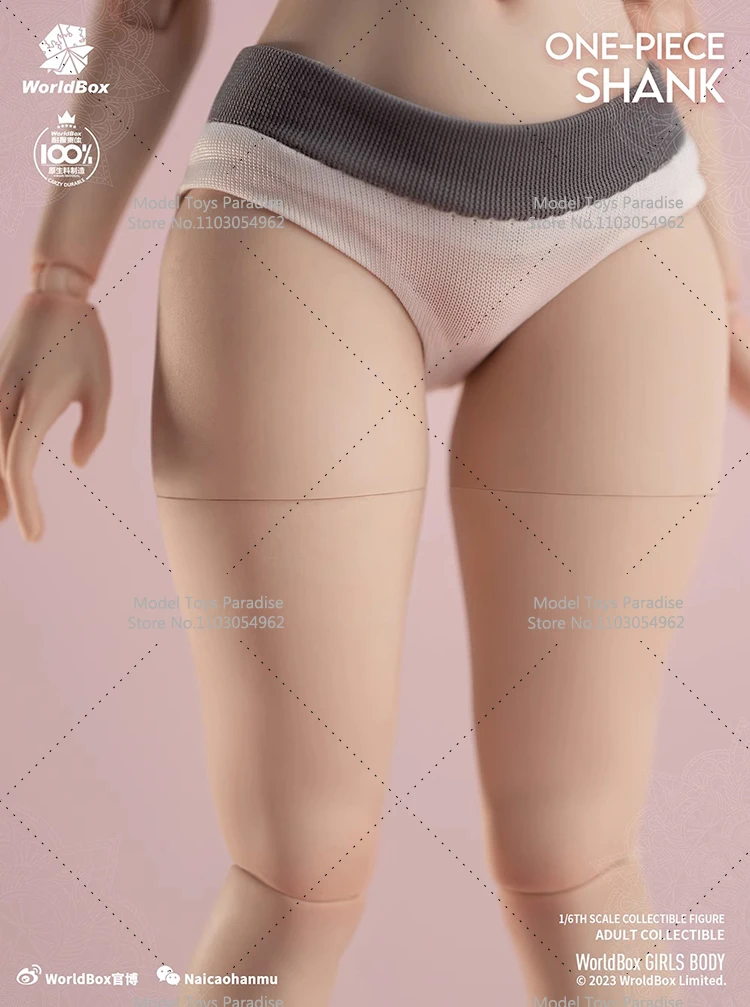 worldbox AT204 1/6 Woman Soldier Pale Skin One-piece Integrated Leg Foot Shape Doll Accessories Fit 12inch Action Figure Body