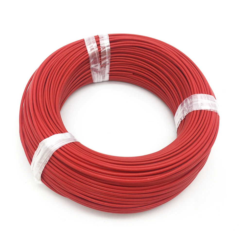 High Quanlity 12K 33ohm/m Fluoroplastic Carbon Fiber Heating Cable 10/15/20m Warm Floor Heating Wire