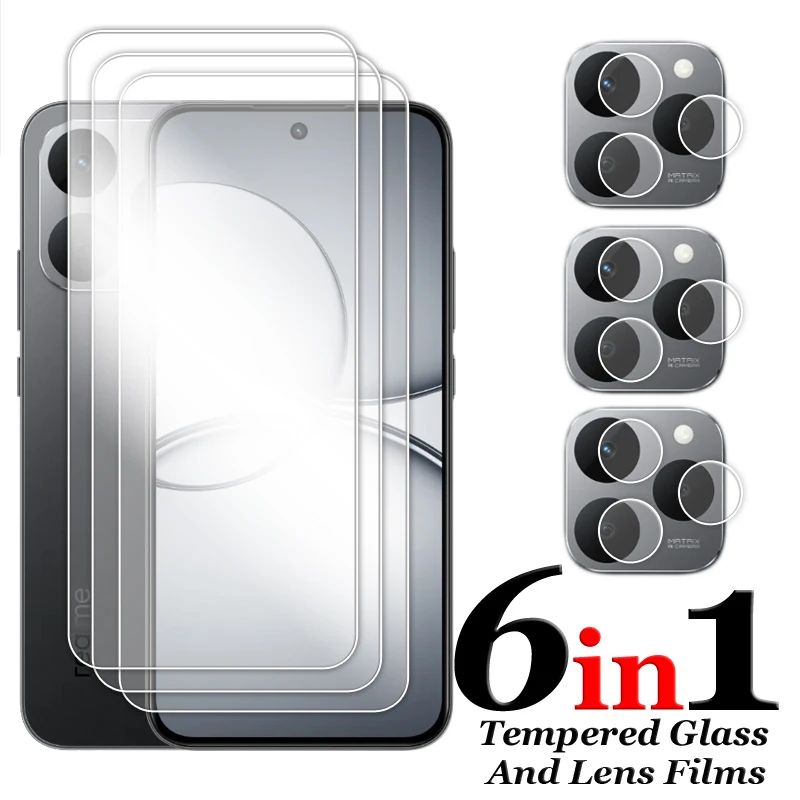 

For Realme 15T 5G Glass 6.57 inch Full Glue Clear Screen Protector For Realme 15T Tempered Glass For Realme 15T Lens Film