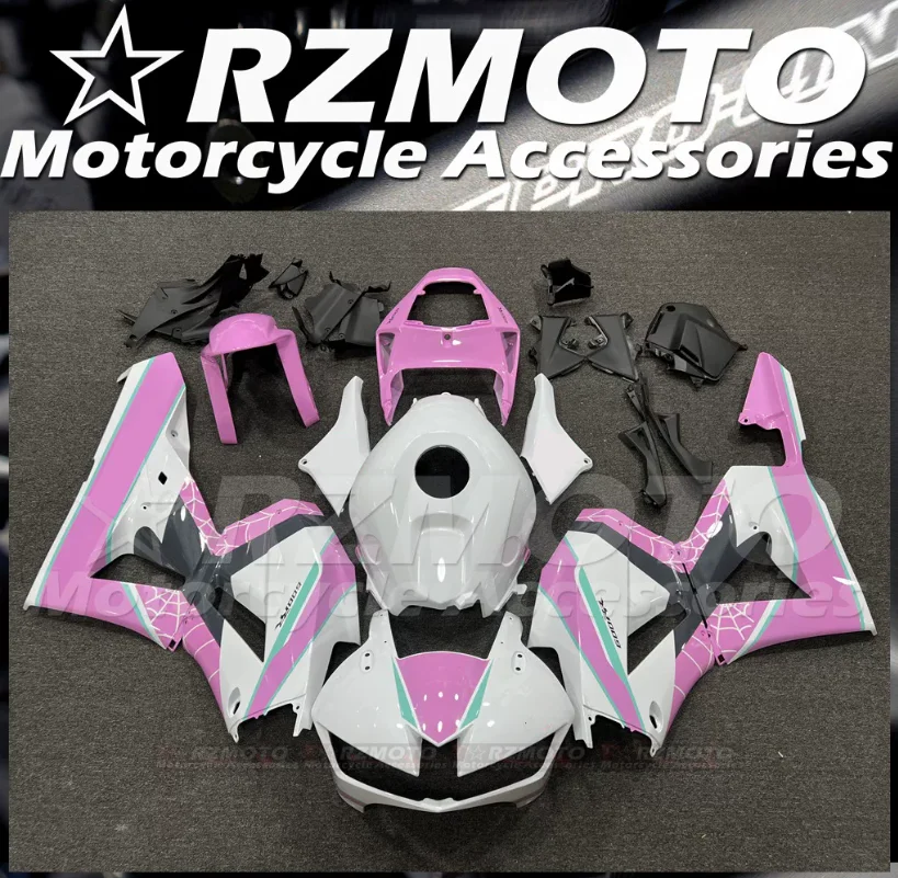 4Gifts New ABS Motorcycle Fairings Kit Fit For HONDA CBR600RR F5 2013 2014 2015 2016 2017 2018 2019 Bodywork Set Pink White