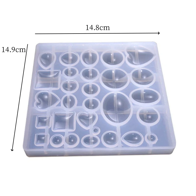 UV Epoxy Resin Mold Pendant Mold Handmade DIY  Jewelry Craft Making Silicone Mold Accessories