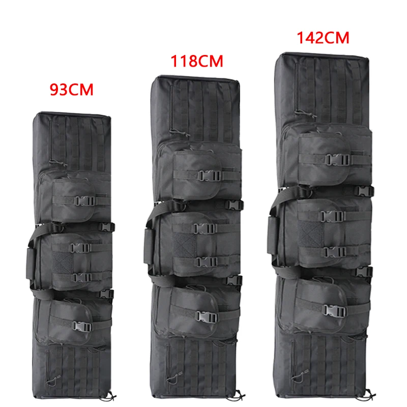 142CM Long Backpack for Hunting Fishing Tactical Accessories Protect Case Removable Pouch Molle System Outdoor Camping