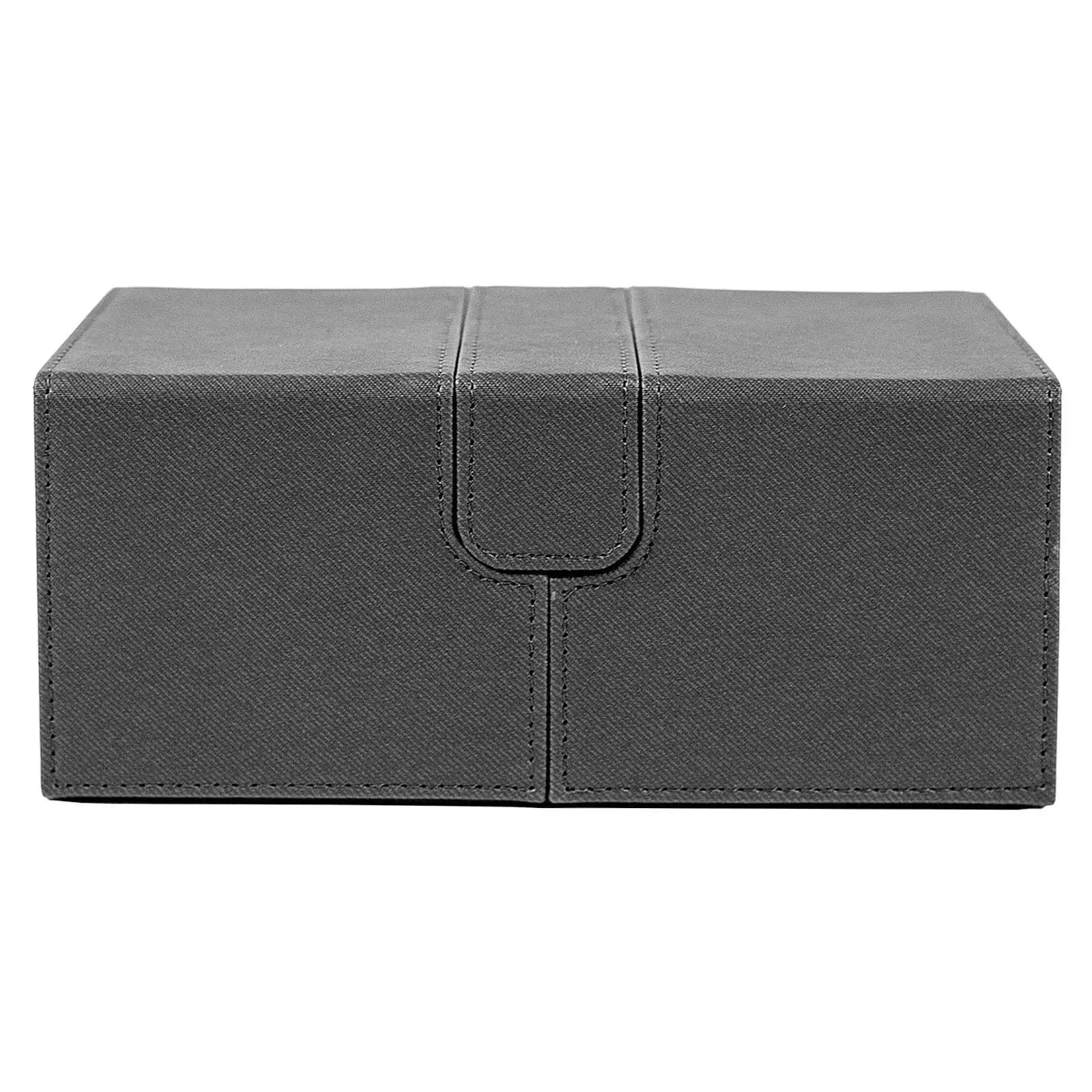 PU Card Storage Box for Handmade Sewing Multifunctional Holds up to 200 Cards 202x115x90mm Multiple Uses