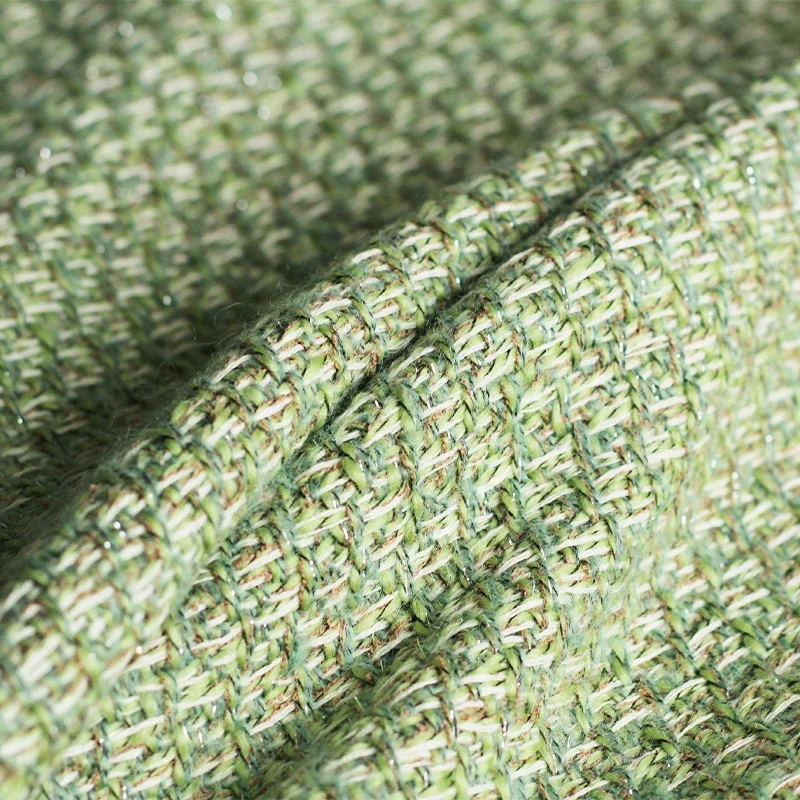 Redraspberry 145cm Woven Ginger Green Silver Silk Fabric Clothing Material Autumn Women Coat Skirt DIY Sewing Cloth Freeshipping