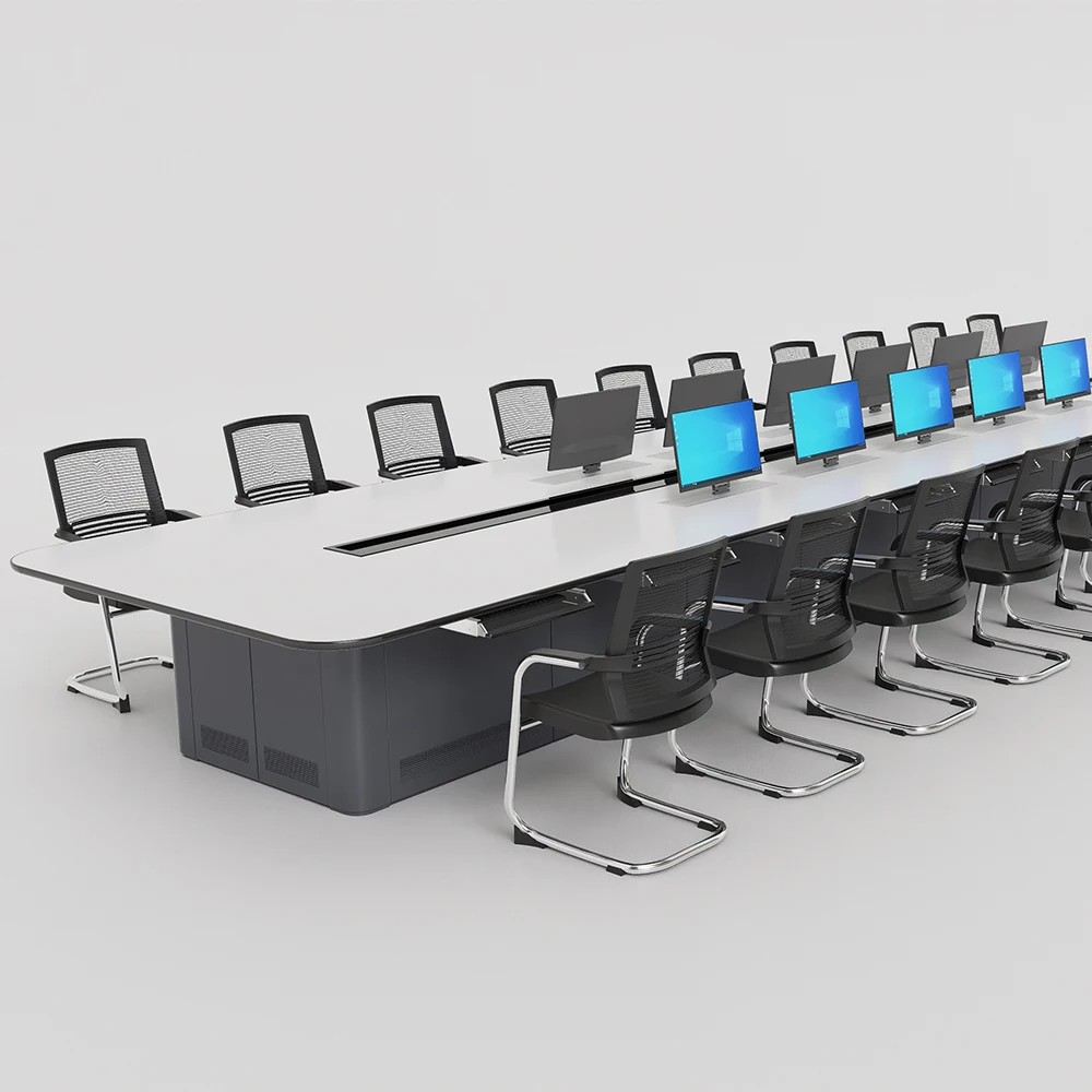 Conference Table,Ergonomic Meeting Room Multi-person Conference Table Simple Modern Office Desk Chair Combination Rectangular Tr
