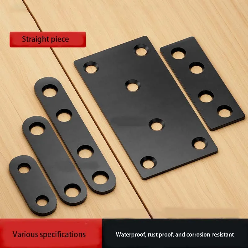

90 Degree Straight Corner Code, Stainless Steel Black Flat Corner Code, Single Character Corner Code, Straight Steel Plate