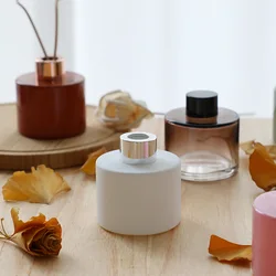 Fragrance Empty Bottles, DIY Rattan Sticks, Purifying Air Aroma Diffuser Set, Essential Oil Bottle for Room, Office, 100ml, 2Pcs