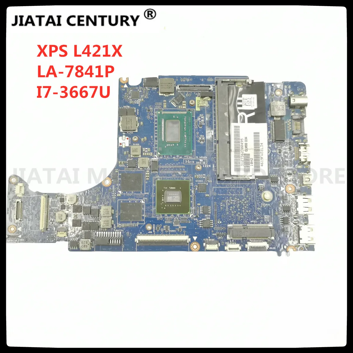 For DELL XPS L421X i7-3667U Laptop motherboard  CN-0FM4HJ 0FM4HJ LA-7841P SR0N5 N13P-GV-S-A2 ddr3 Mainboard