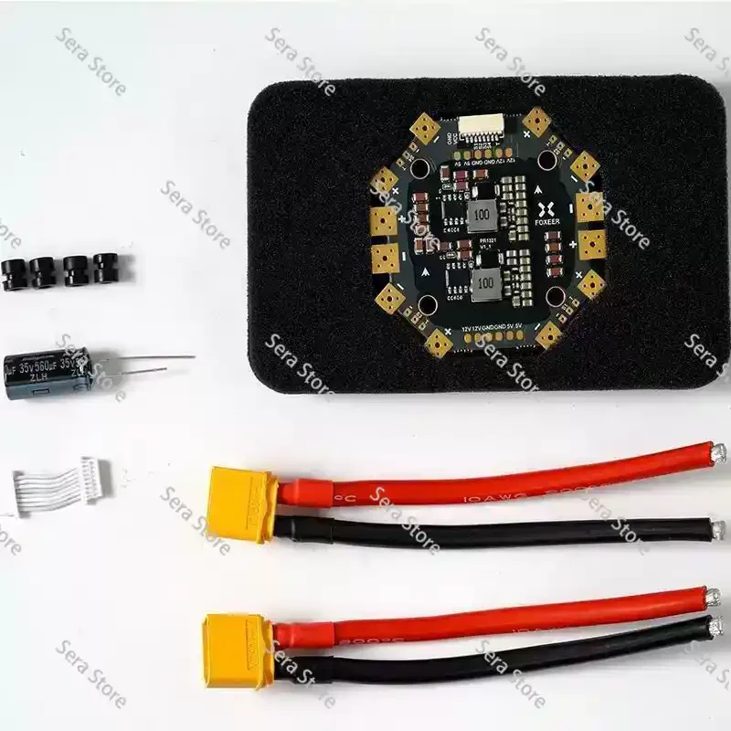 400A 4-8S PDB power distribution board, mounting hole spacing 30.5mm