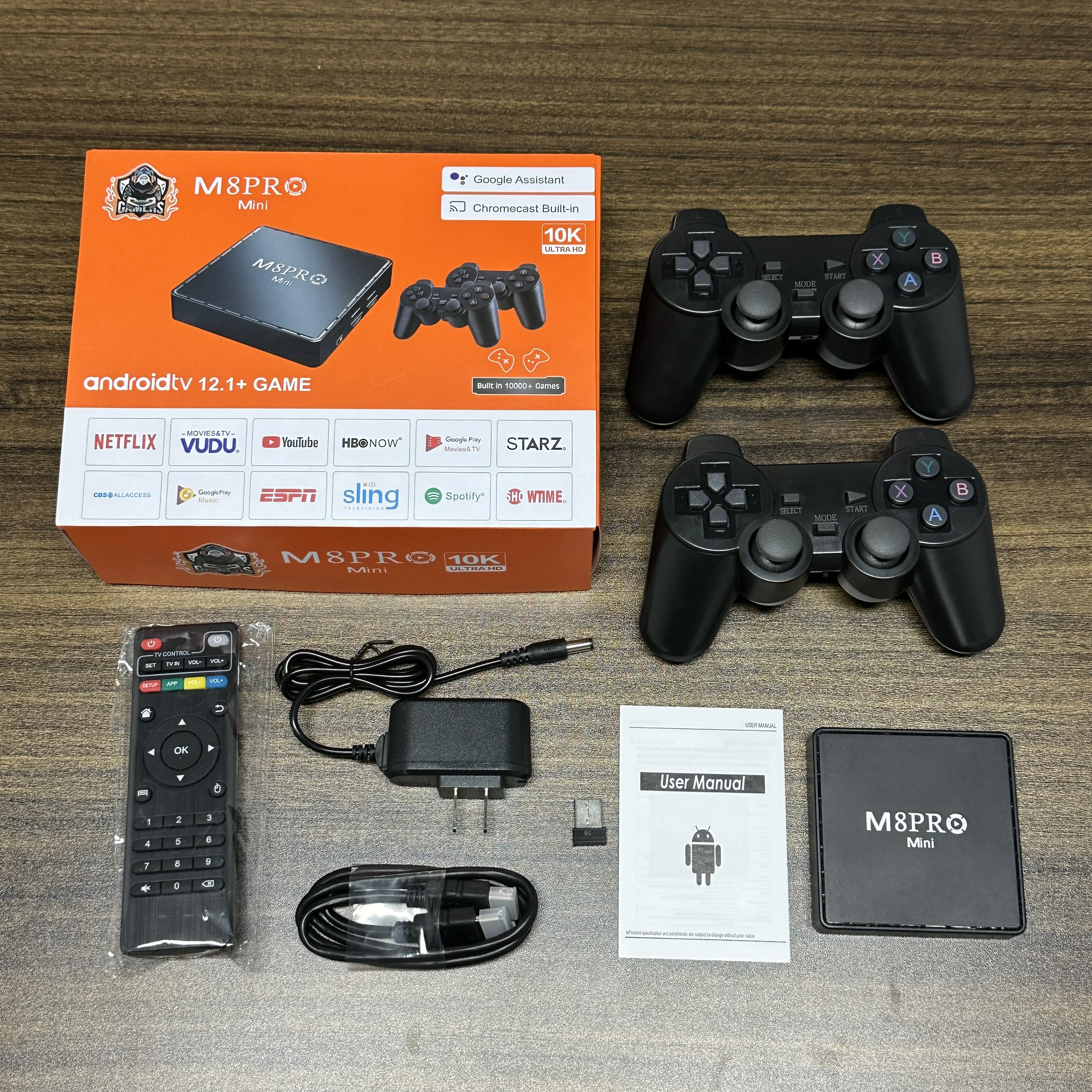 M8 PRO MINI Ретро видеоигры Беспроводная 2,4G HD Arcade N64 Семейное ТВ Мини-игровой автомат P2 Ручка Классическая игровая консоль X2