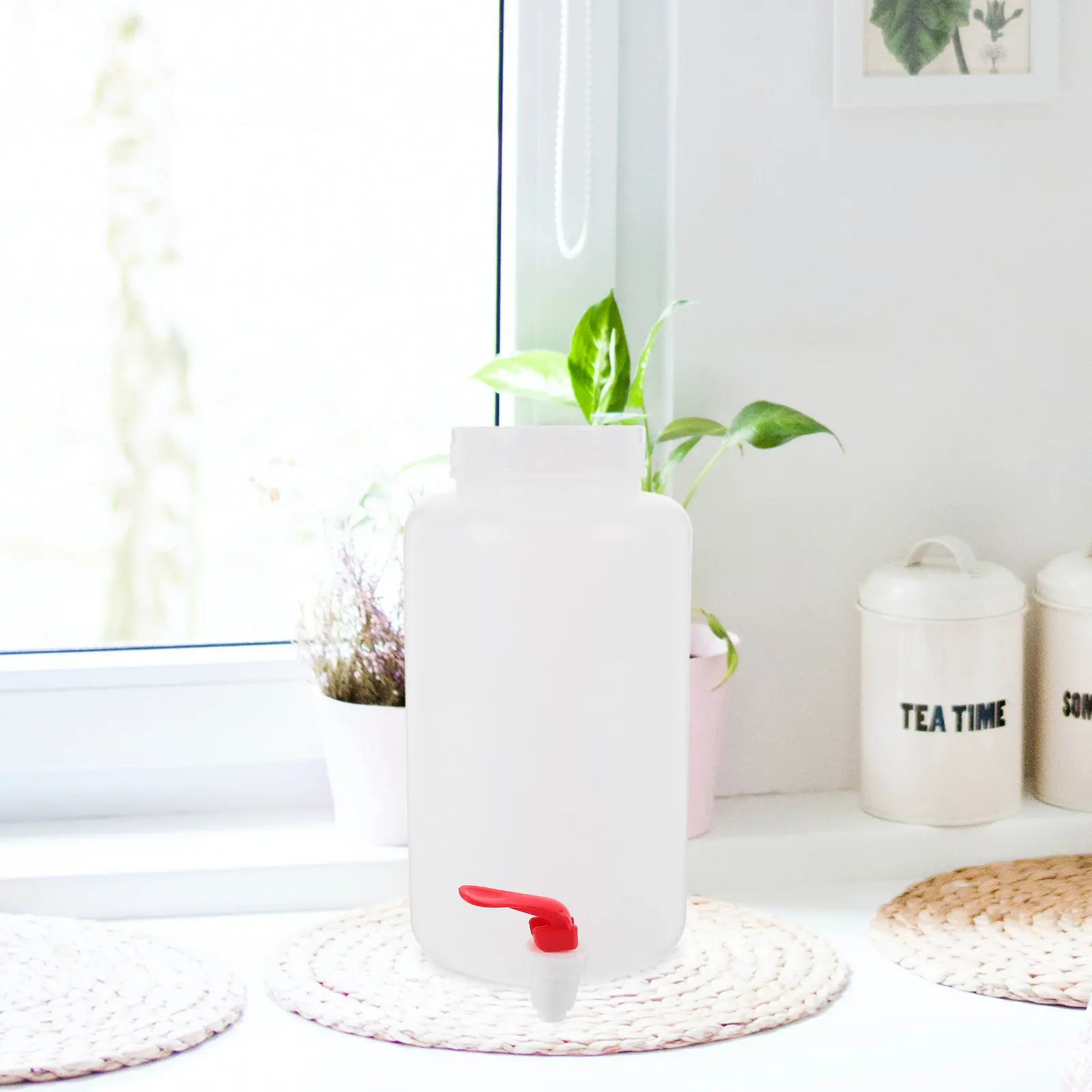 

Plastic Laboratory Reagent Bottle Spigot Dispenser Jug Cap Convenient Portable Design for Lab Water Reagent