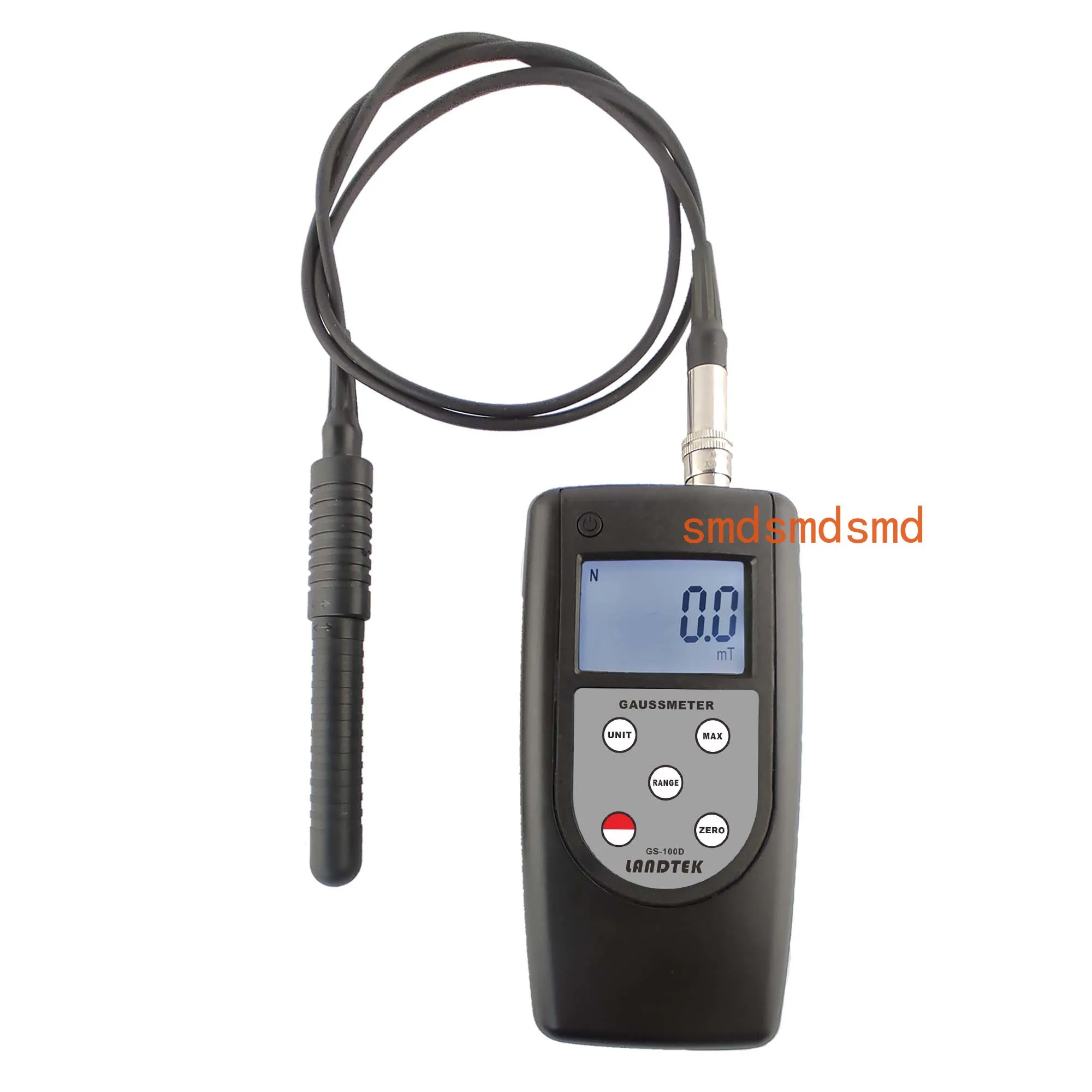 Digital Gauss meter GS-100D Tesla meter 0mT~200mT~2000mT DC magnetic field radiation magnetic field remanence magnetic detector