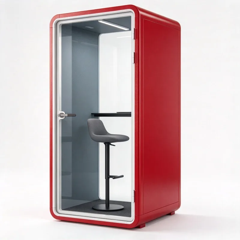 Portable Mobile  Acoustic Pod Soundproof Booth for Office Meeting Phone Call Study Recording Video Conference Privacy Cabin