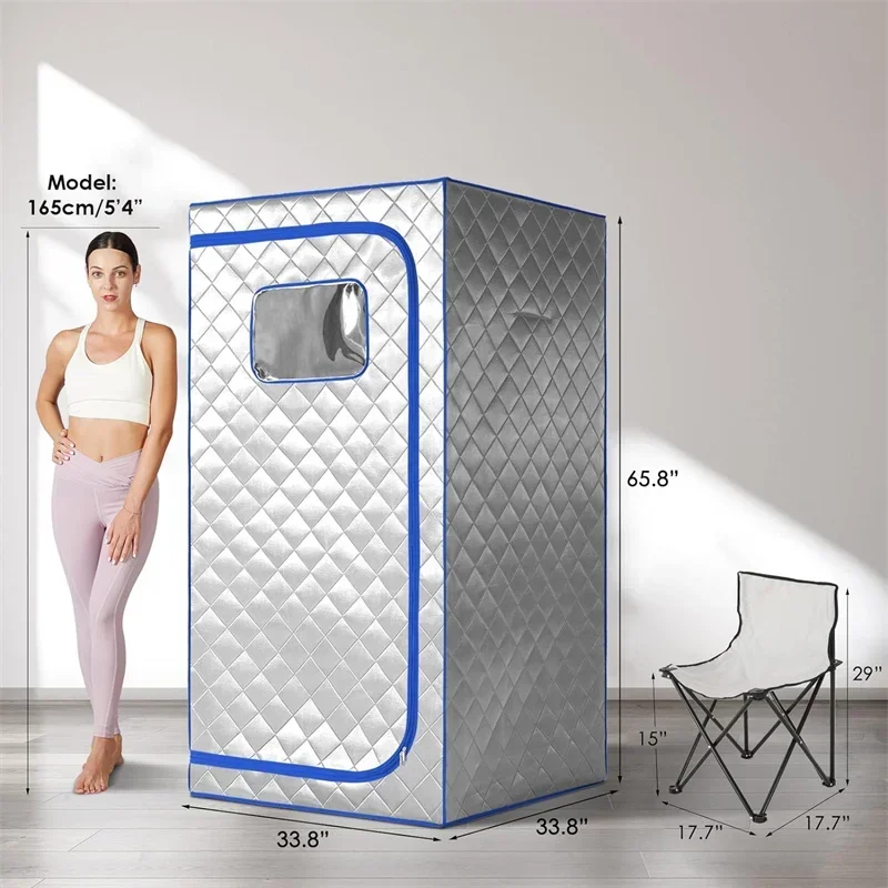 Portable Infrared Sauna Far Infrared Sauna Separate With Heating Foot Pad Home Saunas for Relaxation Detox