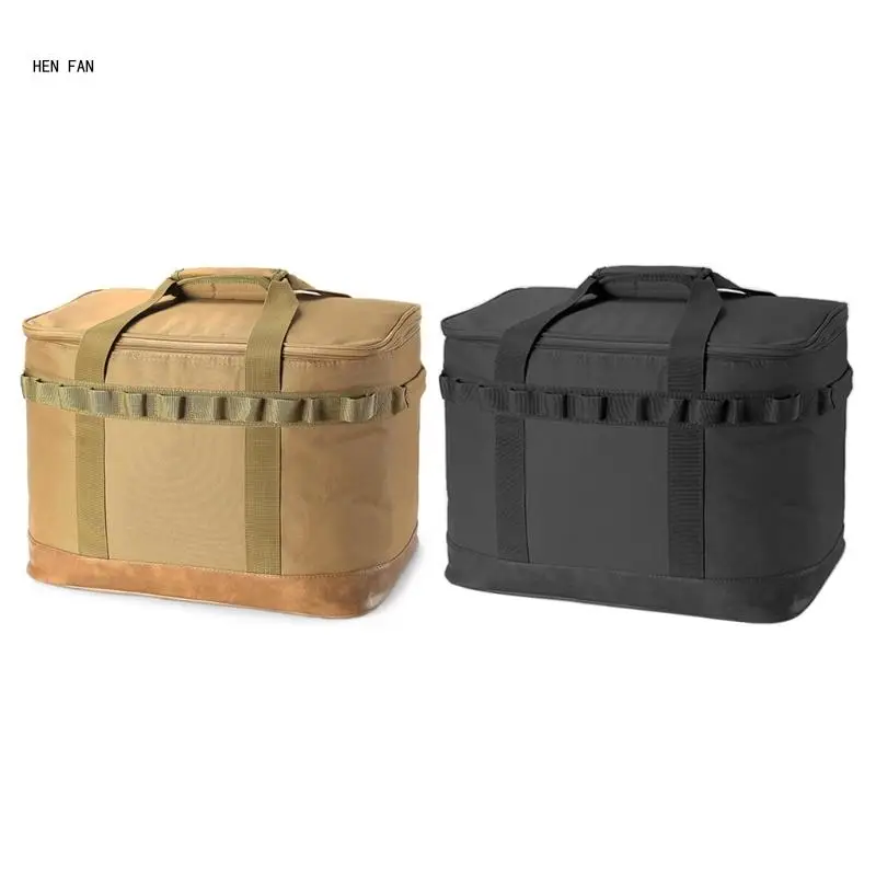 

Outdoor Portable Camping Cooker Storage Bags Oxford-Cloth Travel Kitchen Cookware Storage Tools Bag Sundries Organizers M89D