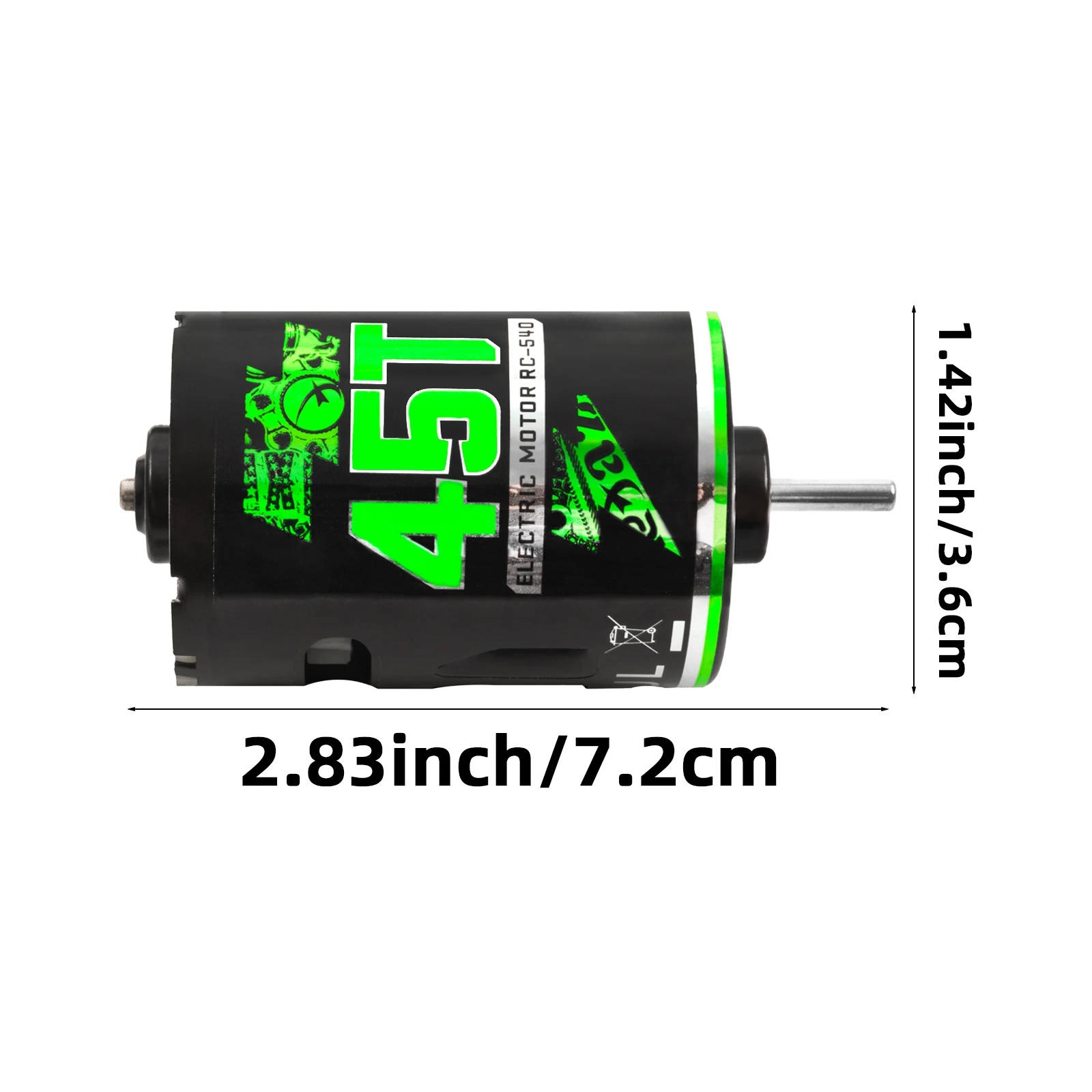 RCXAZ RC 540 موتور 10T-80T 320A HVC ESC كومبو كيت مقاوم للماء ل 1/10 RC الزاحف سيارة/خزان القارب Traxxas TRX4 TRX6