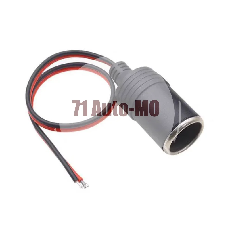Car Cigarette Lighter Socket 200W 12V Waterproof 20A Max 30cm Cable Charger Plug for All Vehicle Types