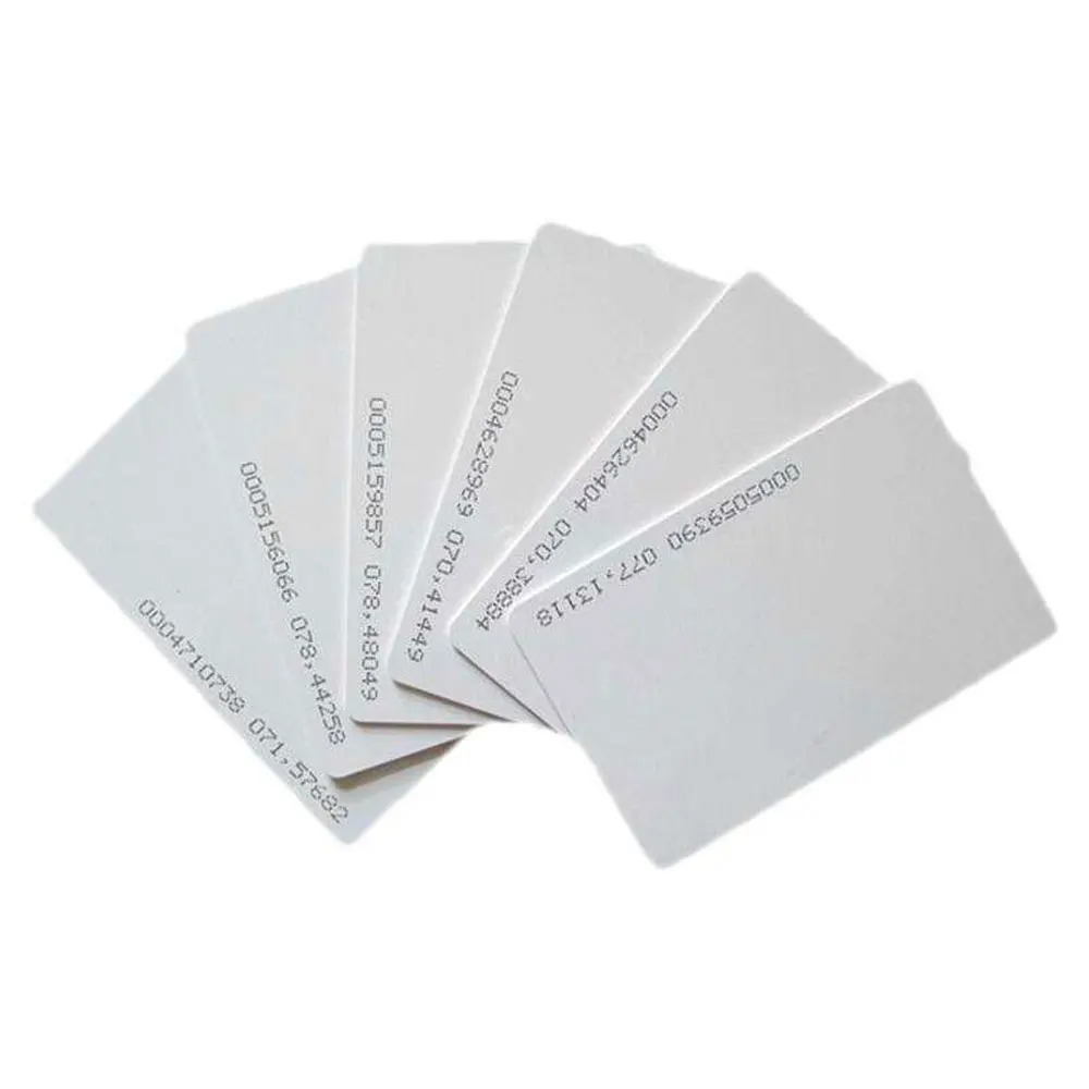 50pcs RFID ID Card 125khz 0.8mm Thin Card  Used For Access Control / Attendance System