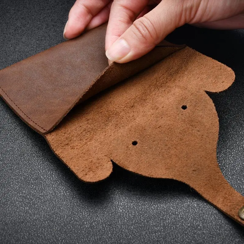 Unisex Minimalist Ox Pickup Bag, Coin Purse, Mini Card Storage Bag, Driver's License Holder