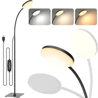 New USB Floor Lamp Living Room Adjustable Gooseneck Stand Light Dimmable Indoor Bedroom Standing Reading Light Office Decoration