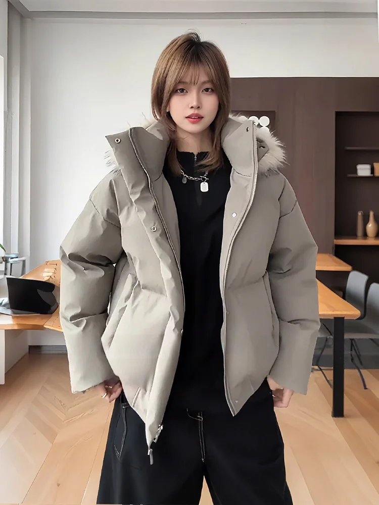 شتاء جديد بولي Leather الجلود سترة معطف الرجال ort Thi الدافئة القطن الأمريكية العصرية الخبز Sle ملابس خارجية الوقوف صالح الشباب Faion