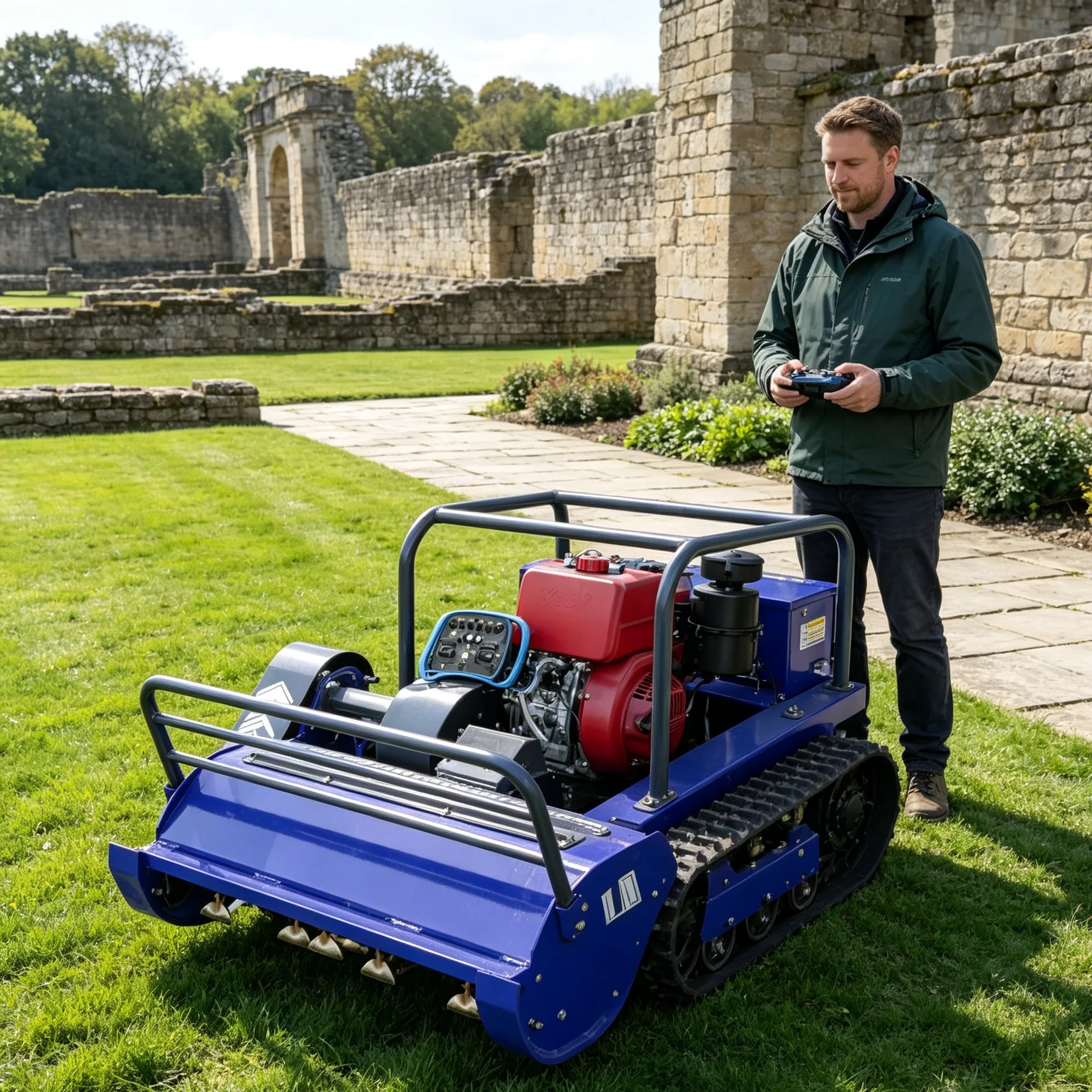 Customized Mountain‑Valley Wild Grass Zone 800S Self‑Propelled Lawn Mower, High‑Strength Hammer‑Blade, Adaptable For Rough Terra