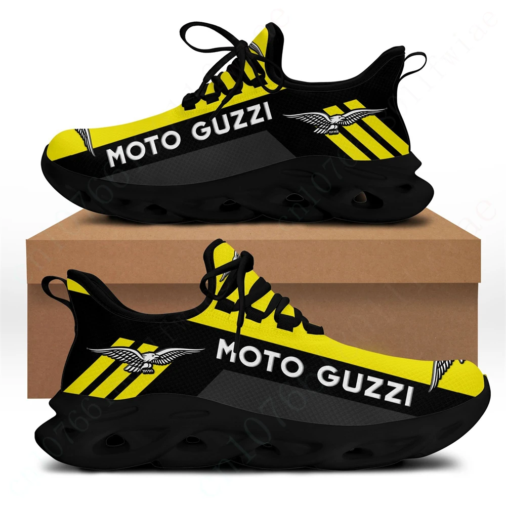 Moto Guzzi-zapatillas de deporte ligeras y cómodas para hombre, zapatos deportivos de talla grande, Tenis informales para caminar, Unisex