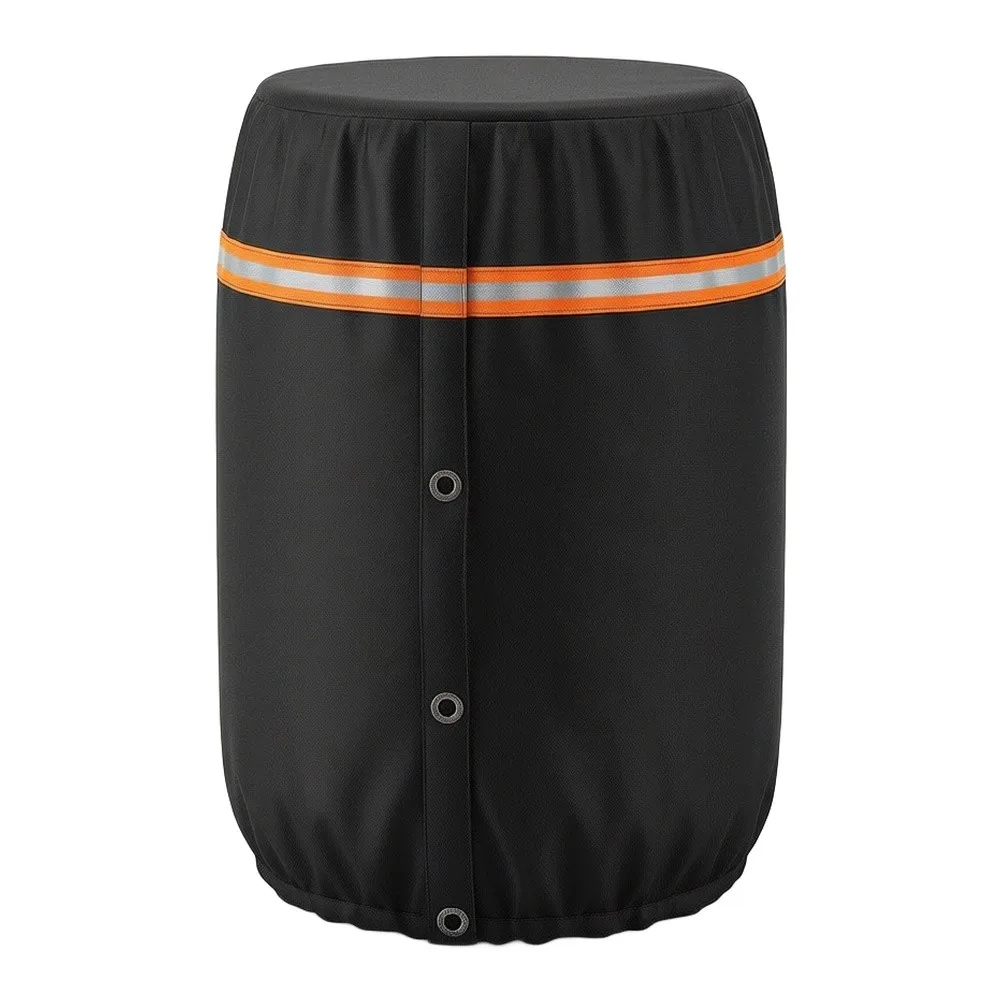 Pressure Tank Dust Cover 61x81cm for Air Compressor Outdoor Use Water Rust 600D Oxford Cloth Aluminum Foil Lining