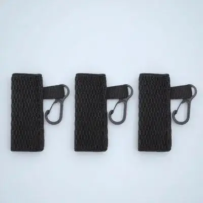 

3Pcs Lipstick Protective Cover Keychain Portable Lip Balm Holder Travel Lipstick Tube Carrying Sleeve Durable Polyester