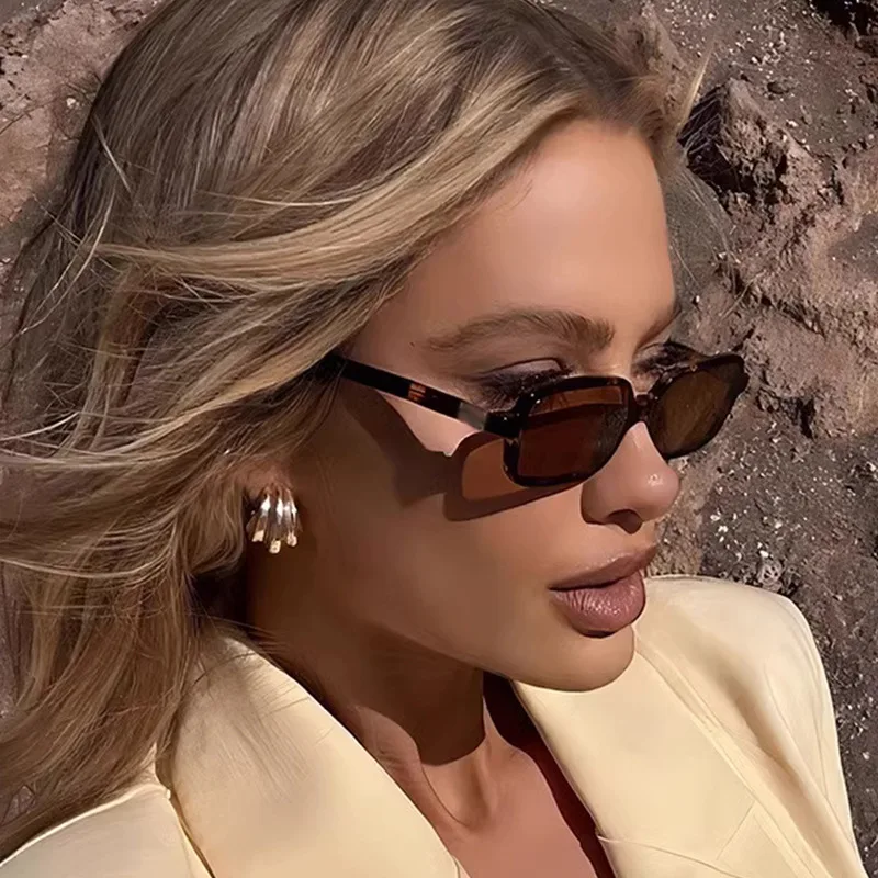 Fashion Sunglasses Classic Retro Square Glasses Women Brand Vintage Travel Small Rectangle Sun Glasses Female Eyewear image 3