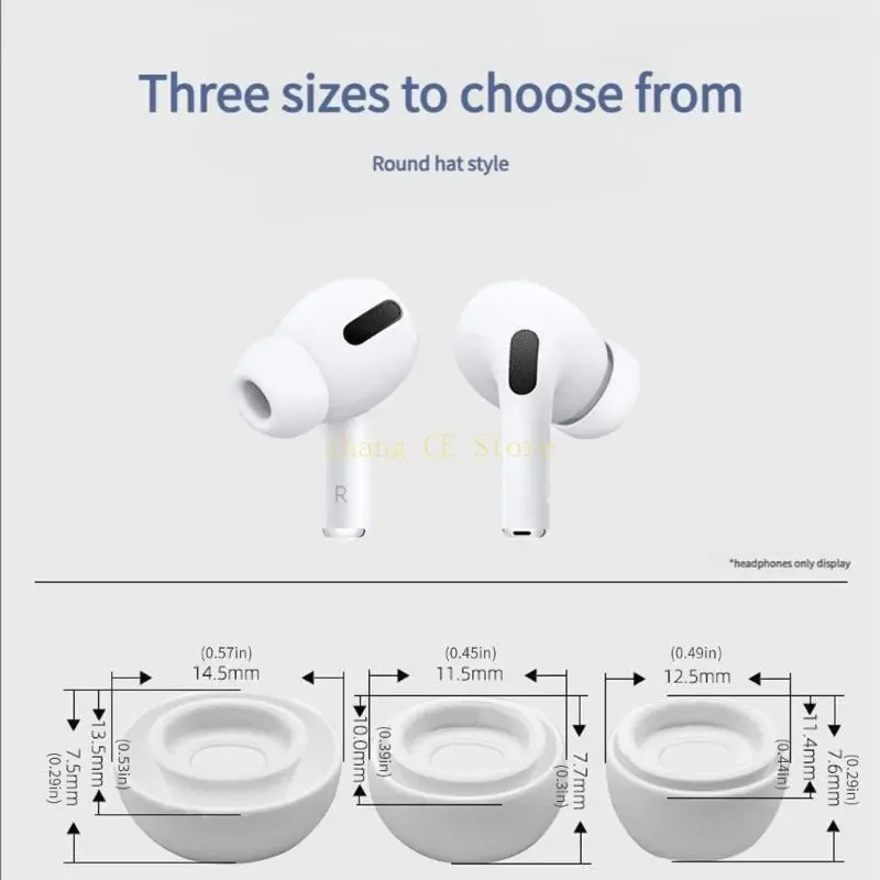 M5TD 12 Đoạn nghe Silicone Silicon được đặt với hộp lưu trữ cho /pro2