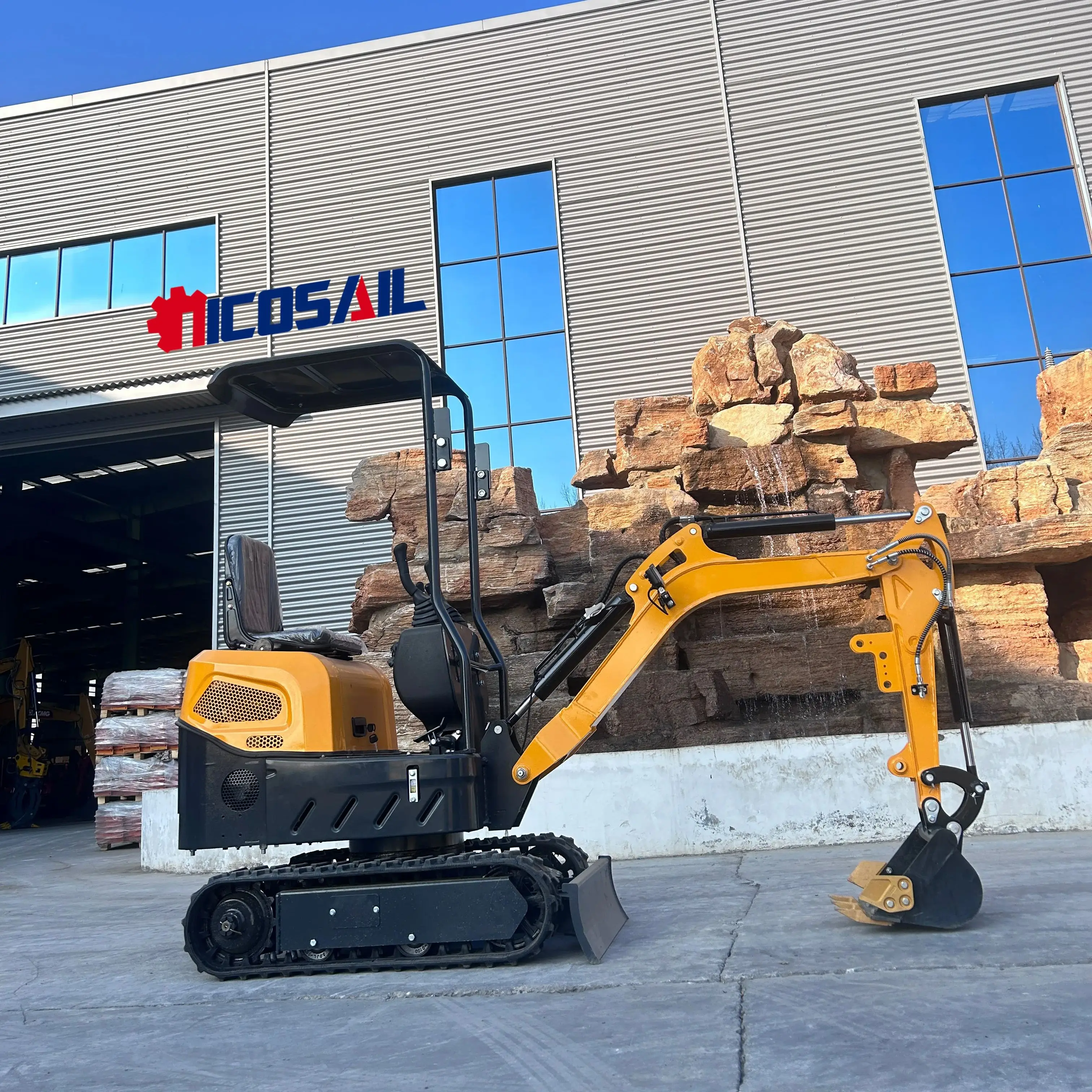 

A brand new 1.2-ton mini crawler excavator with Kubota engine, Euro 5 CE certification, and stable performance.