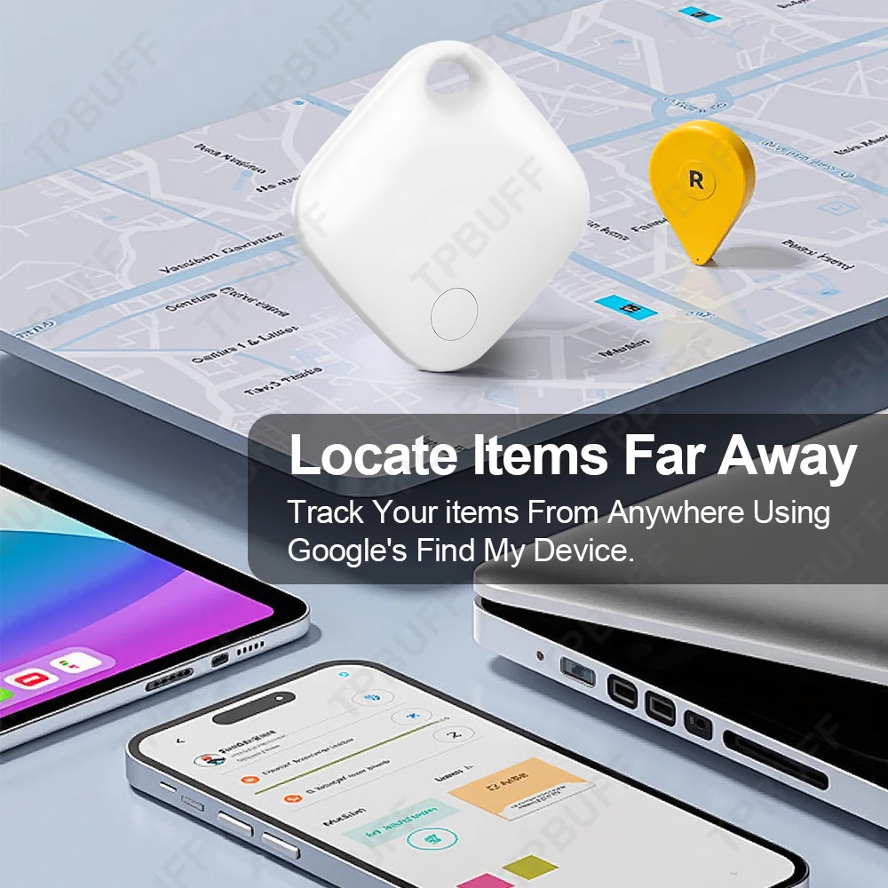 Google Trova il mio localizzatore GPS Android Smart ActivityTrackers Dispositivi indossabili Dispositivo anti-smarrimento per etichetta GPS per elettronica intelligente per gatti