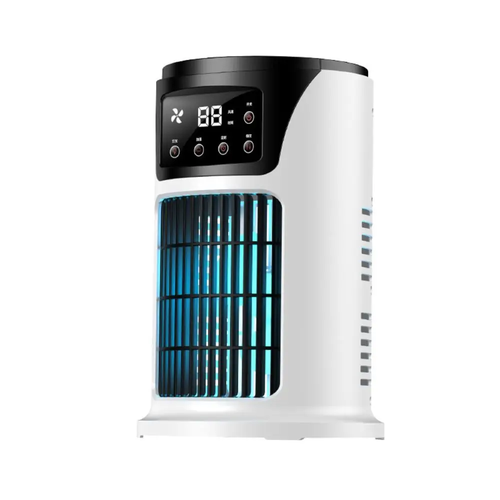 6 Speeds Misting Fan 300ML Water Tank Water Mist Atomization Air Cooler Fan Low-Noise Operation USB Power Supply