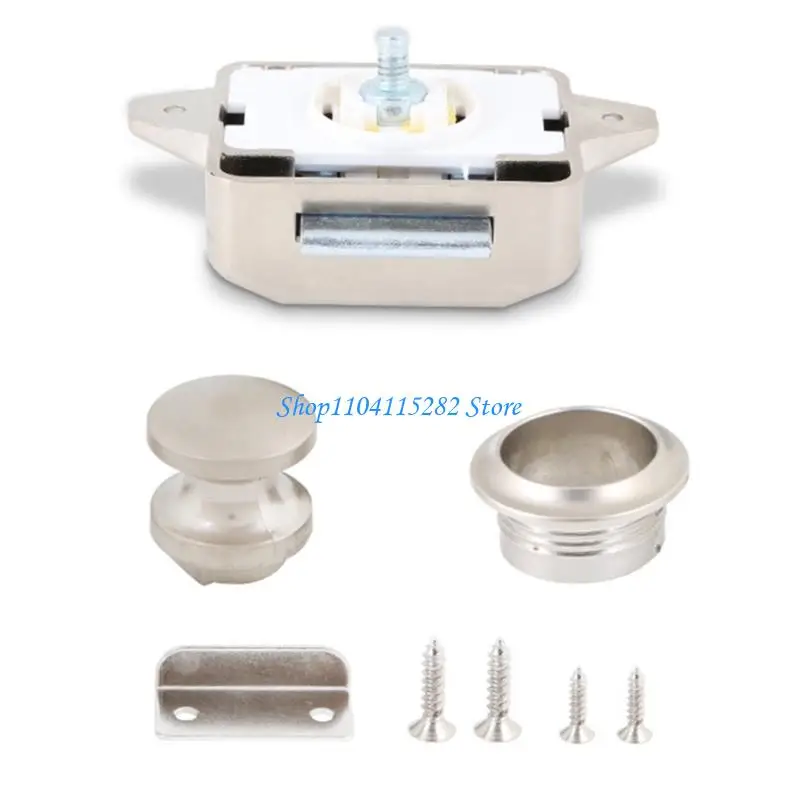 Keyless Door Lock for Campers Furniture Cupboard Push Latches Furniture Hardware