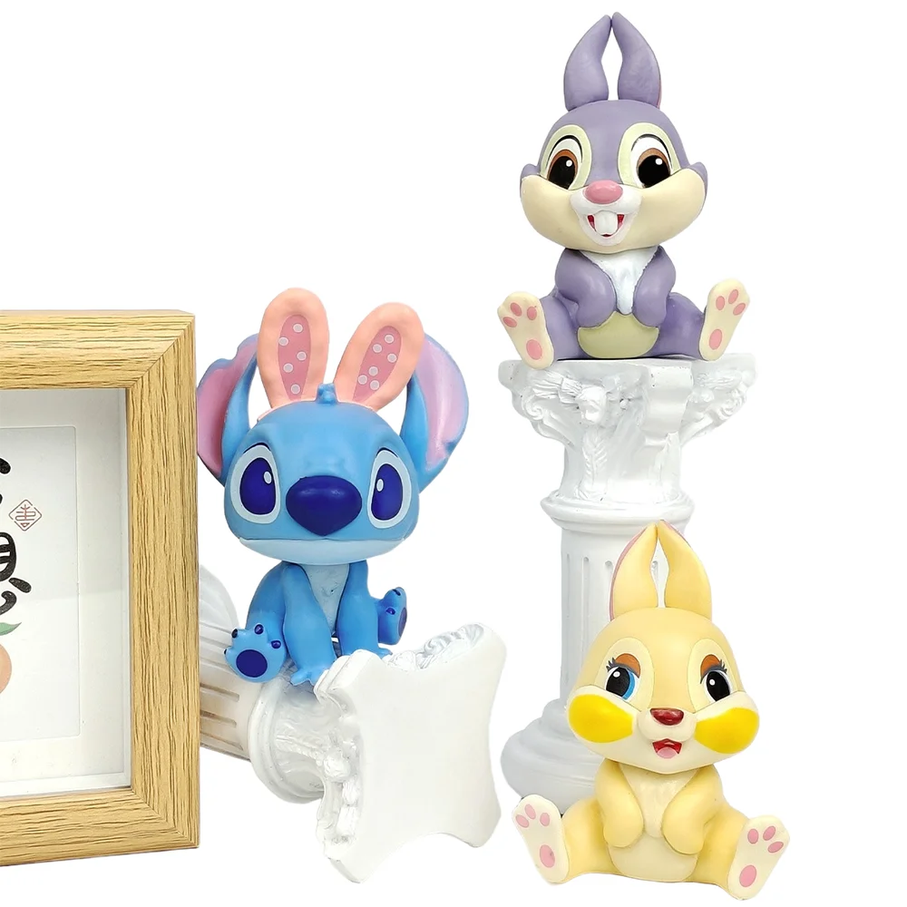 Disney Stitch Winnie the Pooh Paperino Series Scatola cieca a sorpresa Simpatico cartone animato Ornamento da tavolo Giocattolo Regalo Scatola misteriosa Kawaii