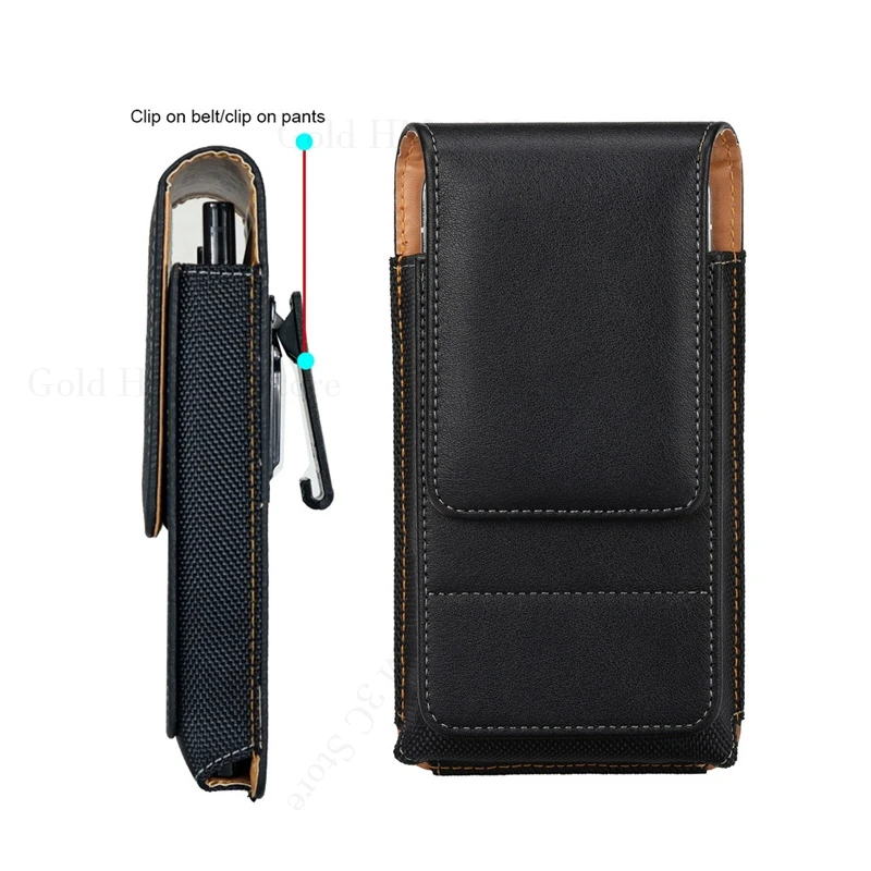 

Vertical Leather Magnetic Case For Samsung S26 Ultra S25 Edge S25FE S24 S23 S22 S21 Plus 360° Belt Clip Waist Phone Bag Pouches